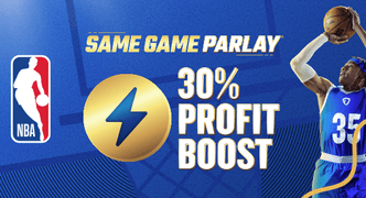 FanDuel NBA Promo: 30% Profit Boost on Same Game Parlay for Playoff Games on 4/26/24