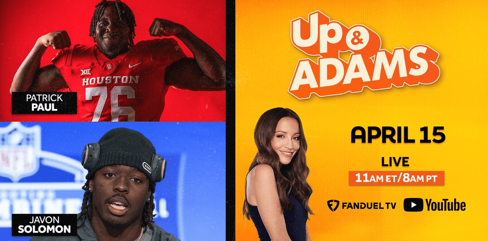 Up & Adams: Monday, April 15th, 2024