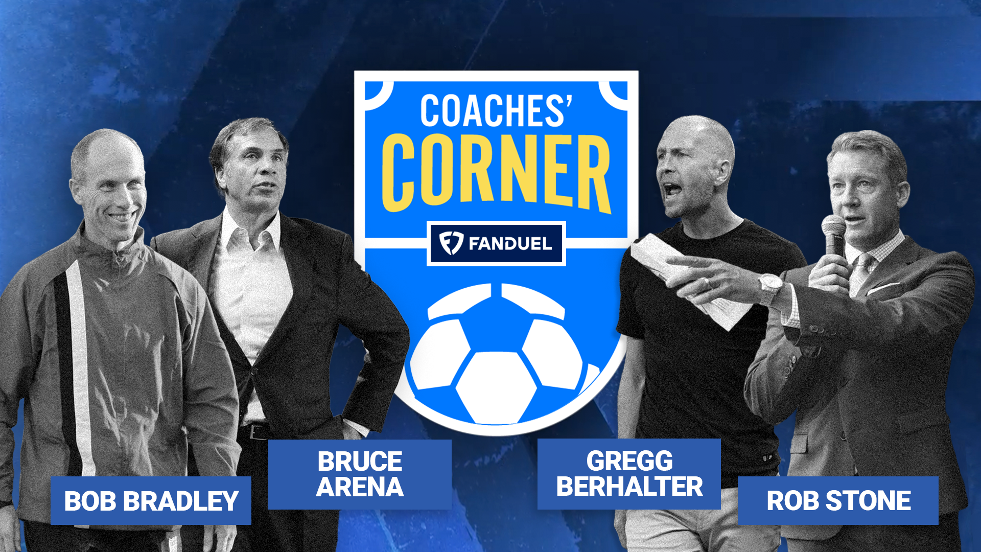 FanDuel TV Assembles 3 Legendary U.S. Men's Soccer Head Coaches for World Cup Show
