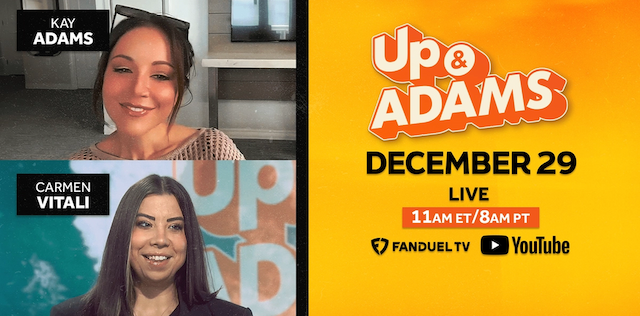Up & Adams: Friday, December 29th, 2023