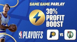 FanDuel NBA Promo: 30% Profit Boost on Same Game Parlay for Playoff Game on 5/21/24