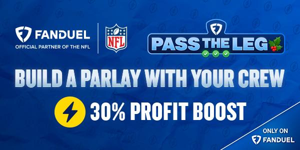 Christmas Pass The Leg NFL Parlay/SGP 30% PBT