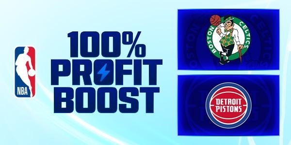 NBA Profit Boost BOS @ DET
