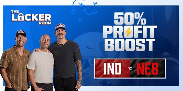 College Football Locker Room Profit Boost - Indiana @ Nebraska