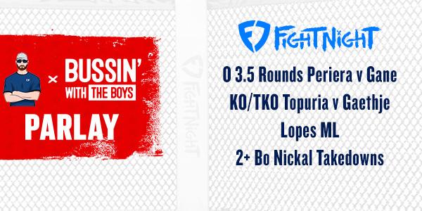 Cody Brown and Bussin With the Boys UFC Freedom 250 Parlay