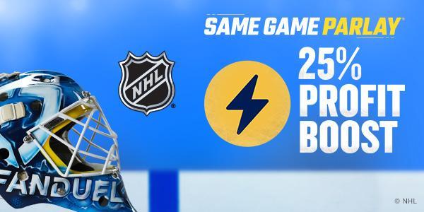 NHL 25% SGP/SGP+/Parlay PBT