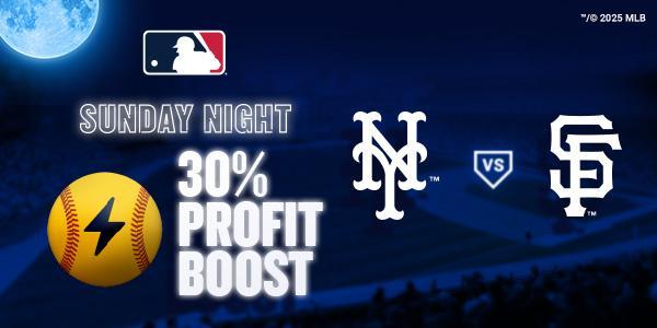 MLB Sunday Night 30% Profit Boost