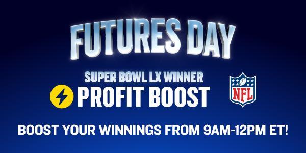 Futures Day 50% Super Bowl Winner Profit Boost