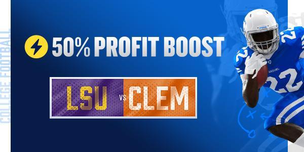 College Football 50% PBT - LSU @ Clemson