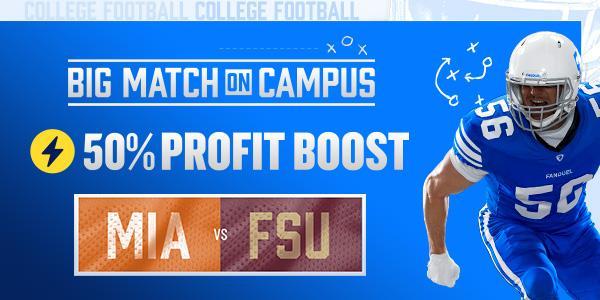College Football BMOC 50% PBT - Miami @ Florida State