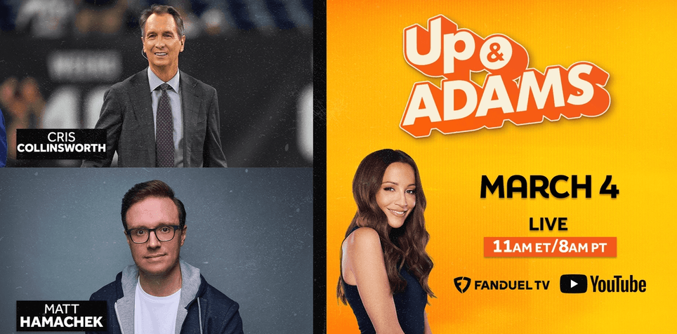 Up & Adams: Monday, March 4th, 2024