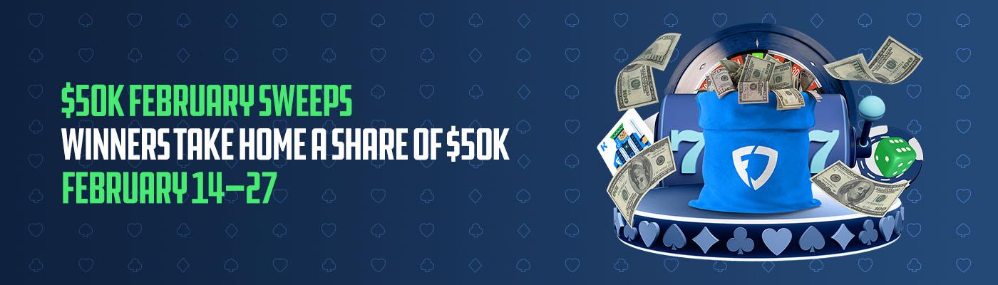 FanDuel Casino 50k February Sweepstakes Promo