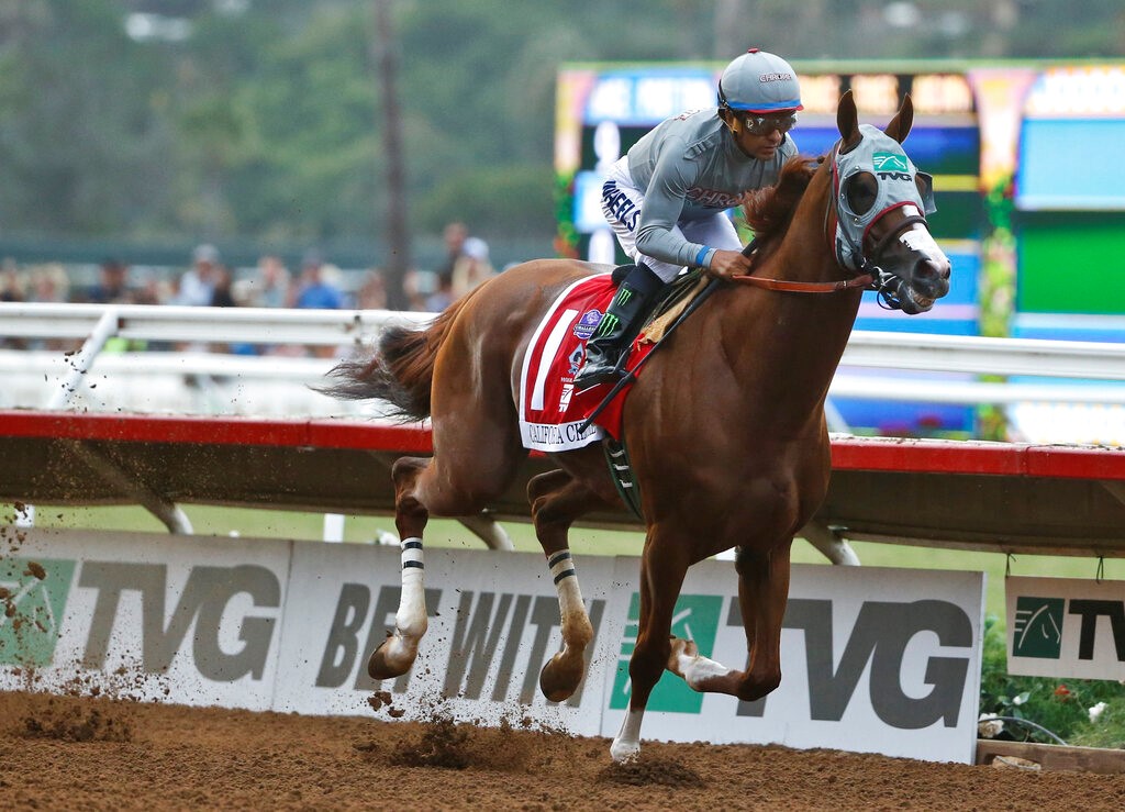 Flightline Dominates in Record-Breaking TVG Pacific Classic Win