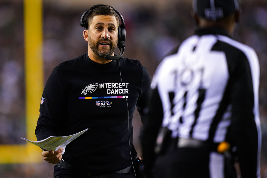 Nick Sirianni Defends NSFW Outburst During Sunday Night Football