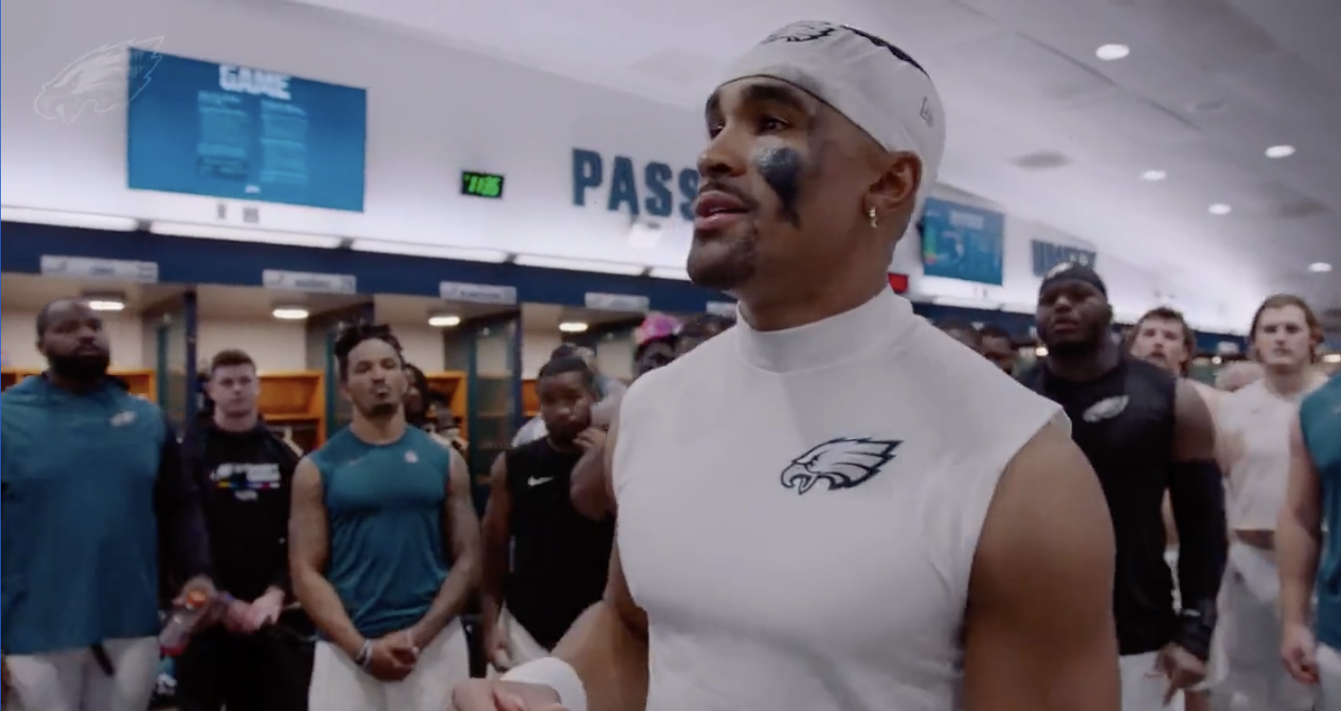 VIDEO: Jalen Hurts' NSFW Postgame Speech Will Make Eagles Fans Want to Run Through a Wall