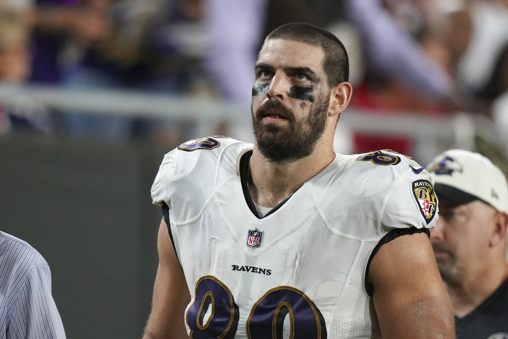 Ravens Get Bad News on Mark Andrews and Gus Edwards at Friday's Practice