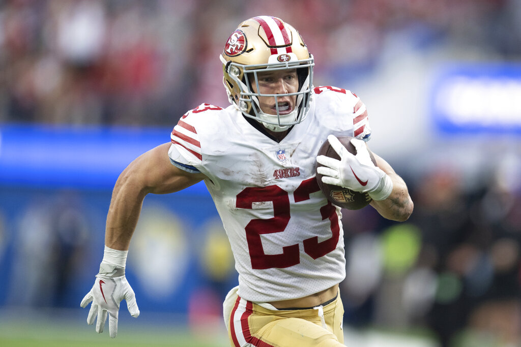 Rams vs. 49ers player props, odds, bets, Monday Night Football picks:  George Kittle over 43.5 yards 