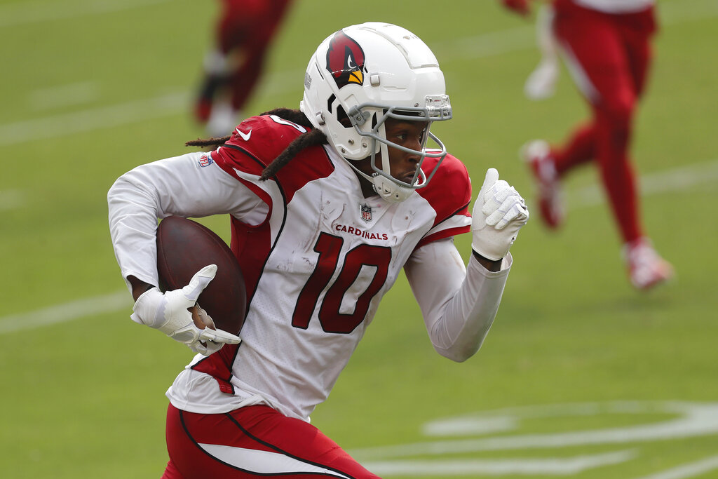 Kliff Kingsbury Discusses Severity of DeAndre Hopkins' Hamstring Injury