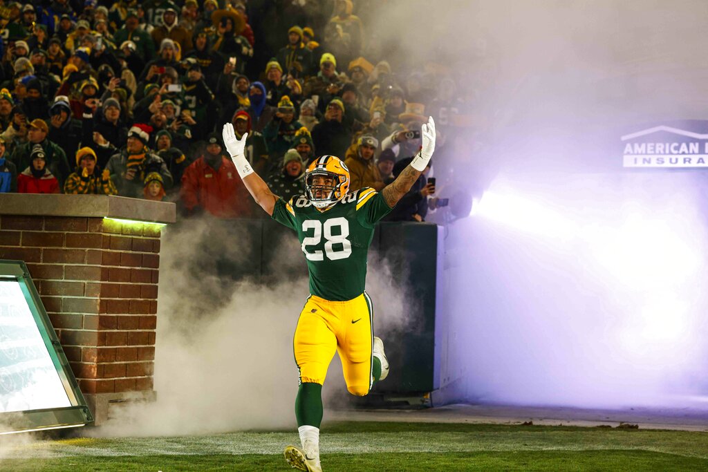 Packers Get Big AJ Dillon Injury Update After Monday Night Football