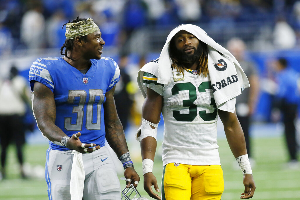 Jamaal Williams Has Badass Response to Packers' Trash Talk Ahead of Week 18