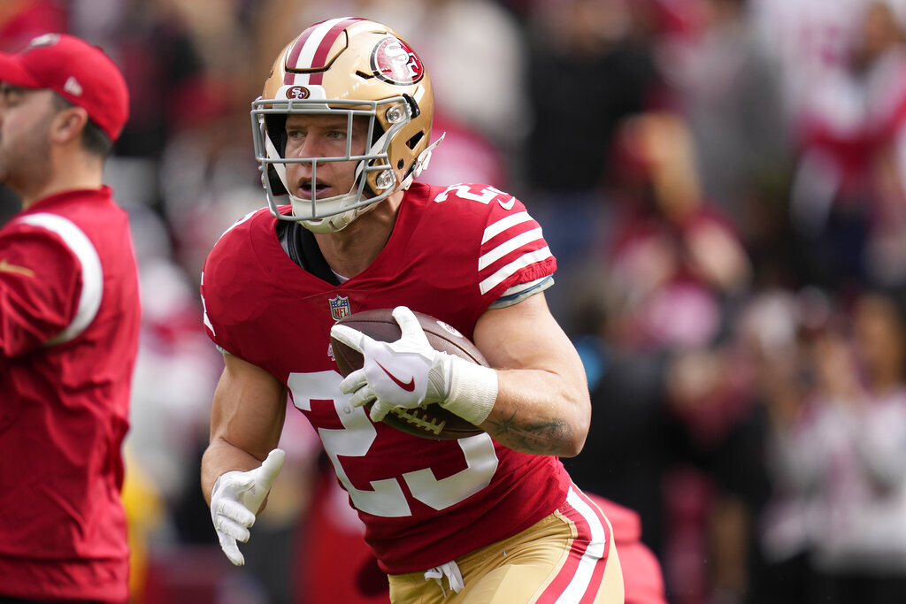 3 Best Prop Bets for Seahawks vs 49ers NFC Wild Card Game (Christian McCaffrey Feasts)