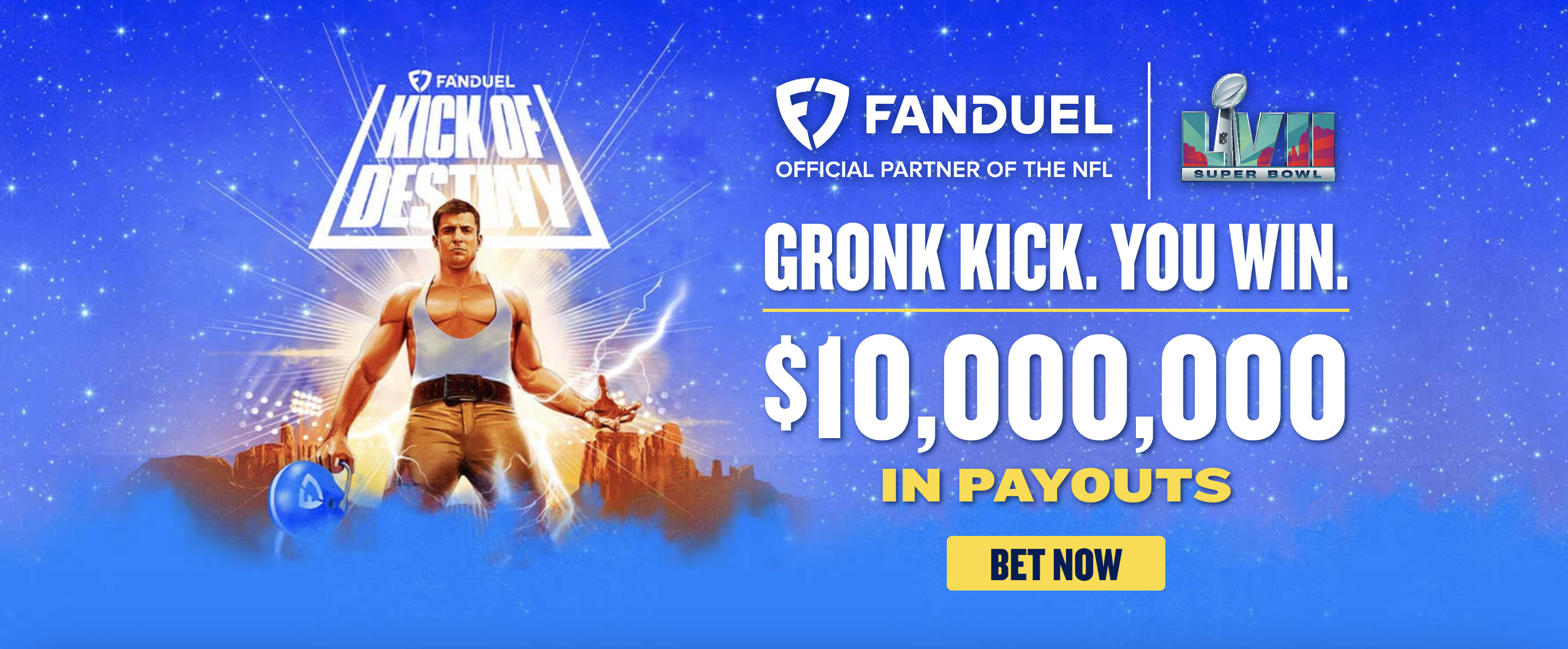 Gronk Super Bowl Kick: 25-Yard Field Goal Kick to Win FanDuel Sportsbook Bettors Piece of $10 Million