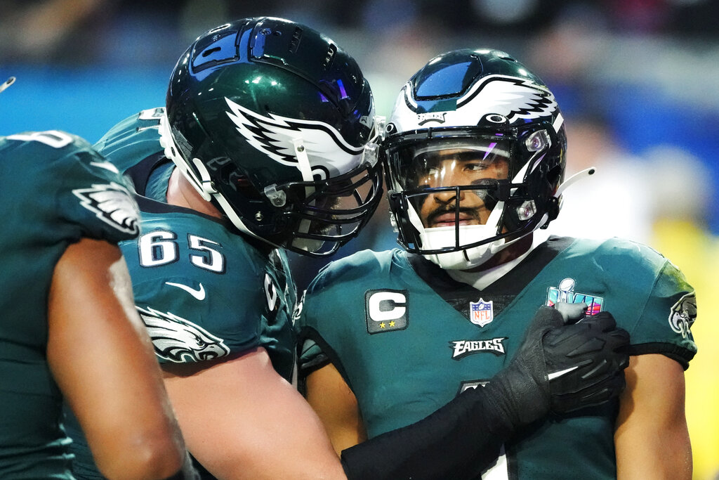 Super Bowl MVP Odds, Prediction & Best Bet at Halftime (Jalen Hurts Running Away With the Hardware)