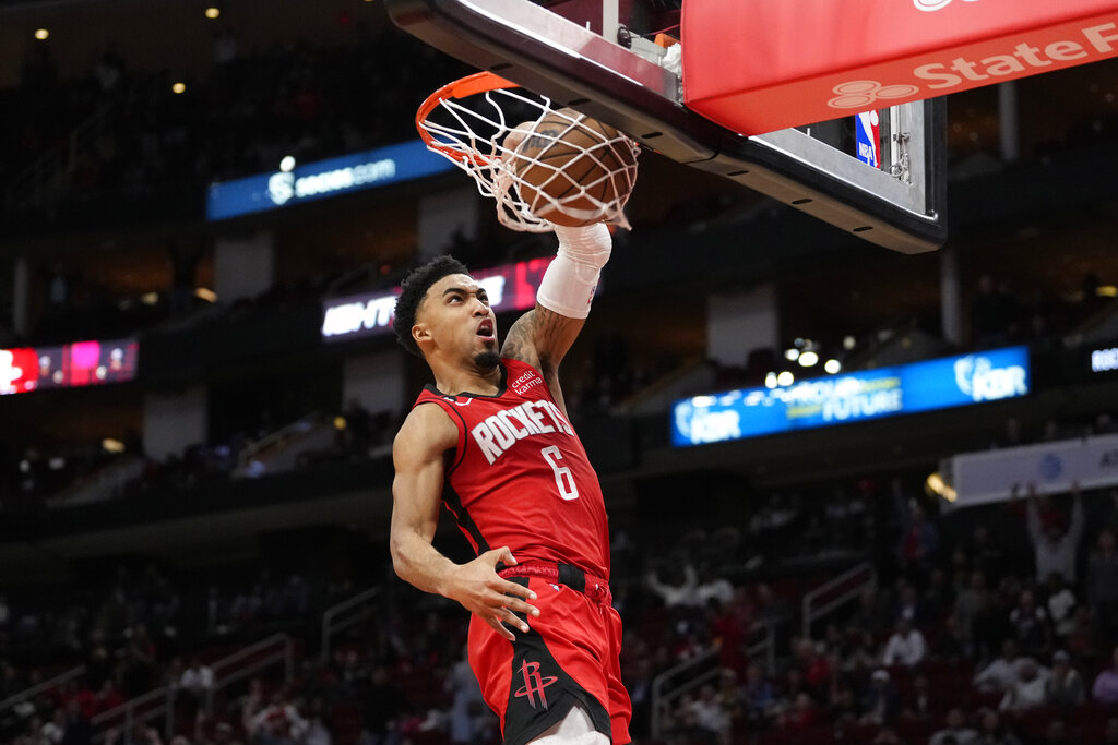 2023 NBA Slam Dunk Contest Odds Favor Kenyon Martin Jr. Over Mac McClung (Trust the Rocket to Take Off)