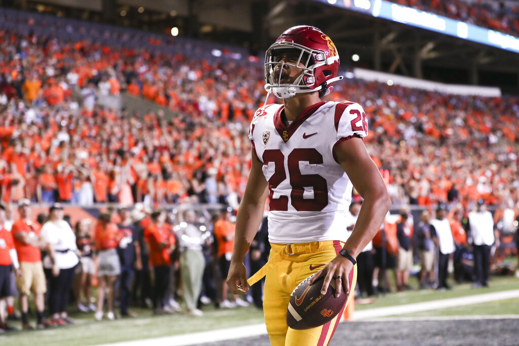 Travis Dye NFL Combine Results, Measurements and 40-Yard Dash Time
