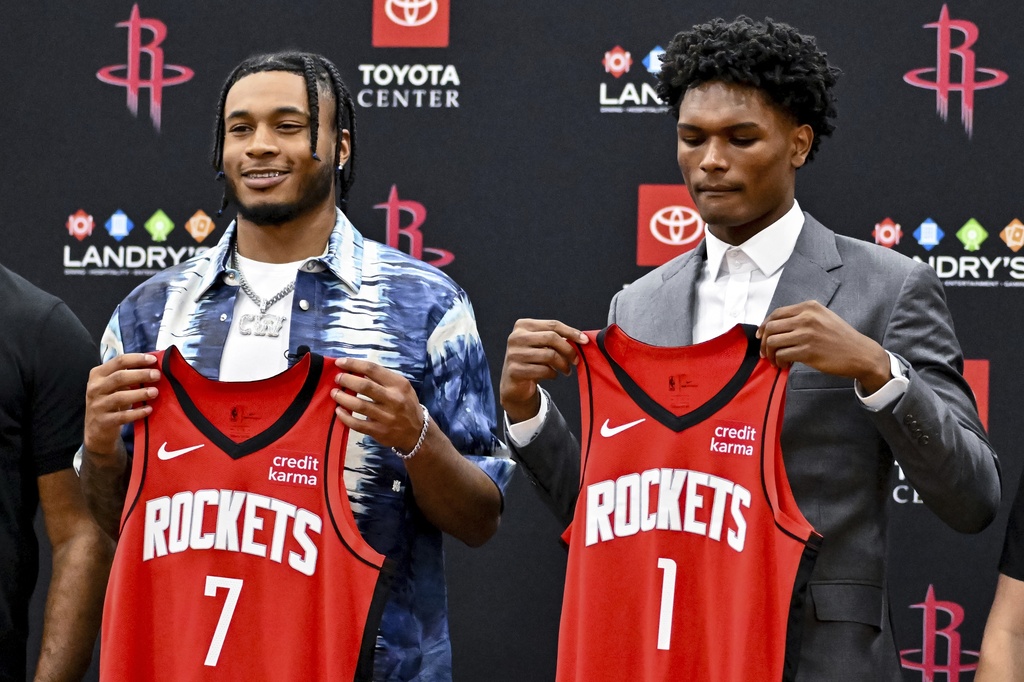 Jabari Smith Jr. impressed by Rockets rookies Amen Thompson, Cam Whitmore