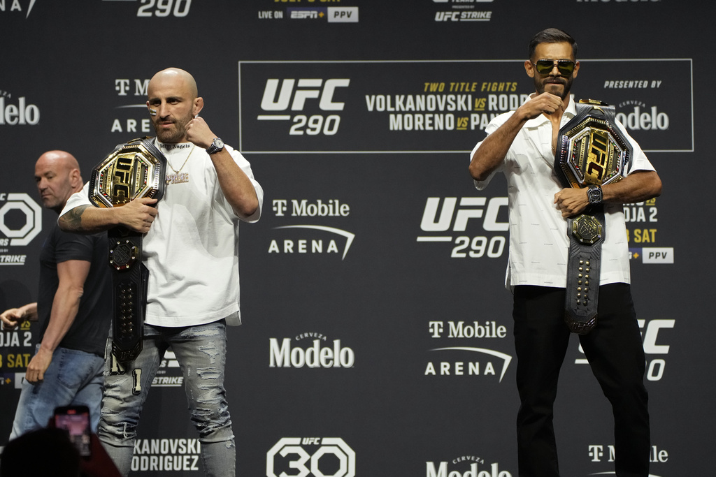 What Time Does Alexander Volkanovski vs Yair Rodriguez UFC 290 Start? Main Card Schedule by Time Zones