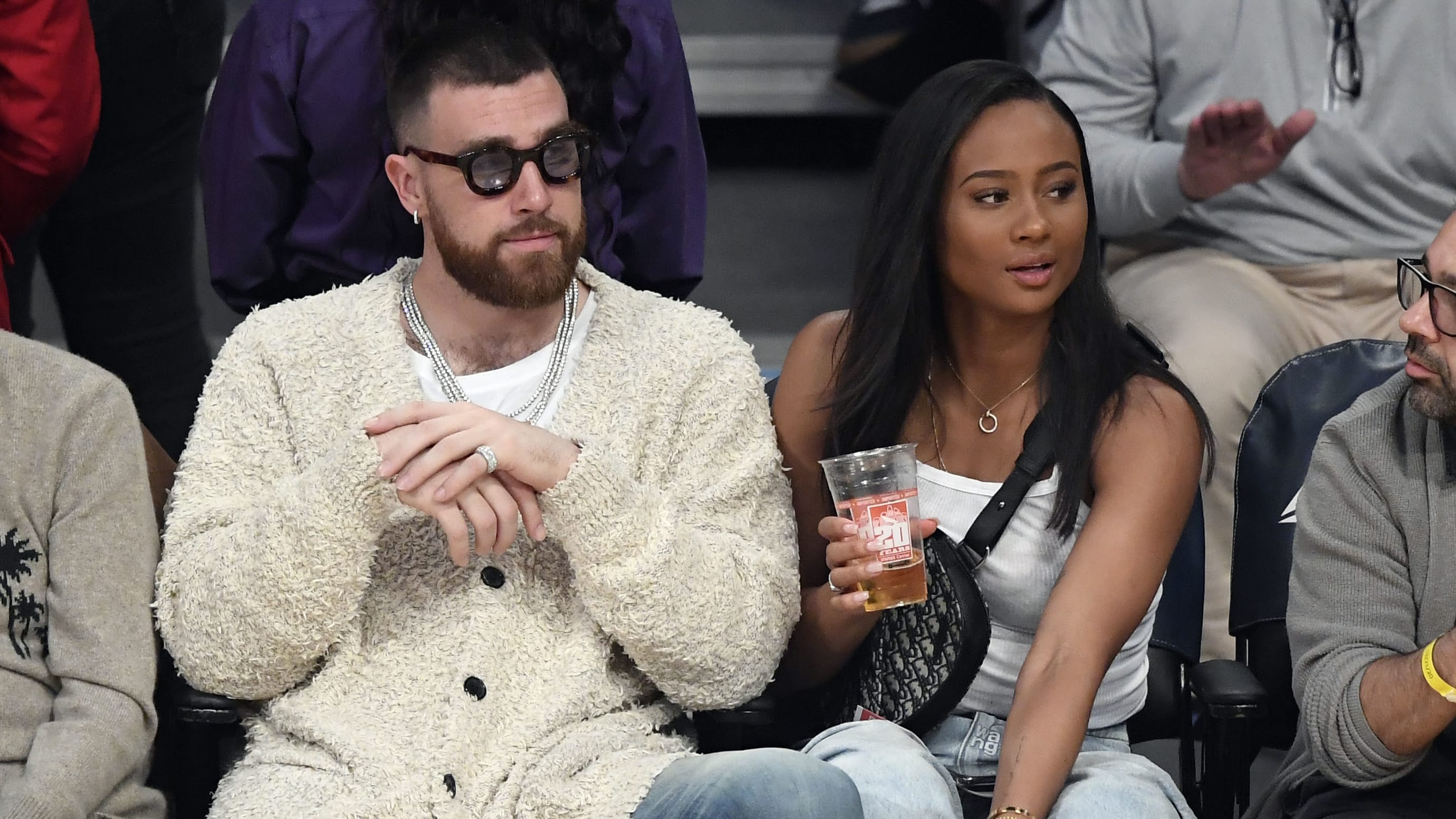 Travis Kelce's girlfriend Kayla Nicole makes fashion statement on