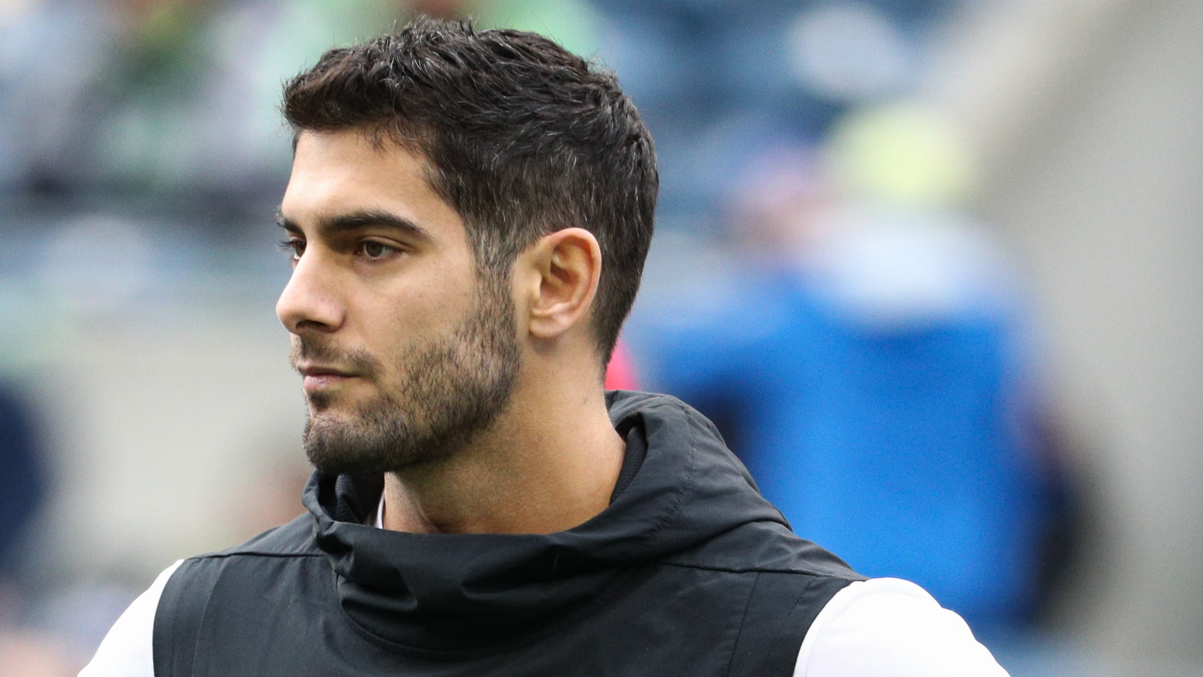 Jimmy Garoppolo Resembles Famous Actress When Using Snapchat's Newest Filter