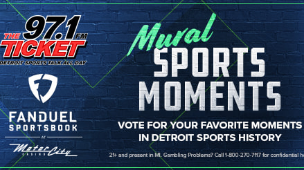 FanDuel MotorCity Casino Mural Sports Moment Promotion Launches to Name Best Detroit Sports Moment of All Time