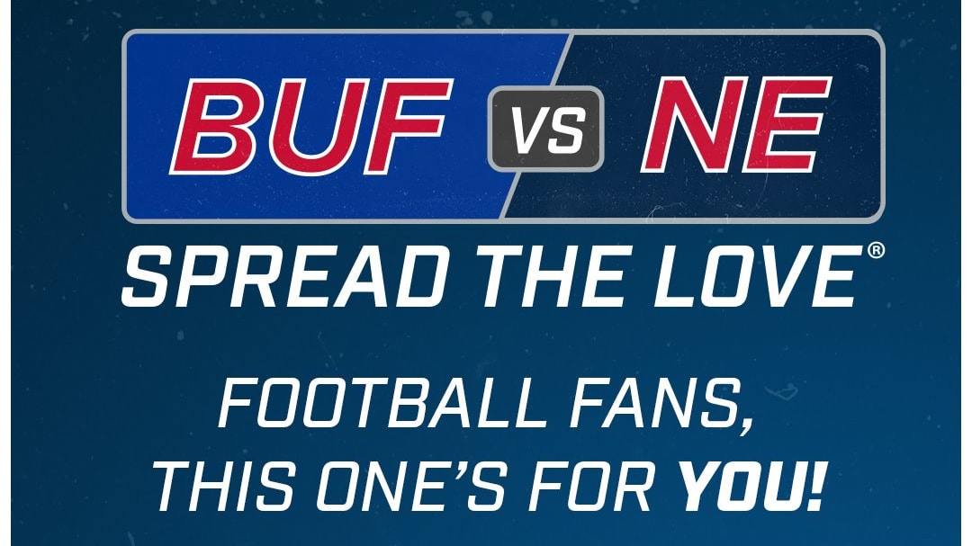 FanDuel Sportsbook Announces 'Spread the Love' Promotion for Bills-Patriots Monday Night Football Game in Week 16