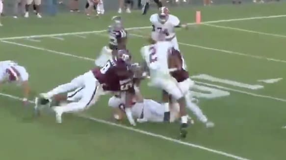 VIDEO: Remembering When Justin Evans Lit Up Derrick Henry in College