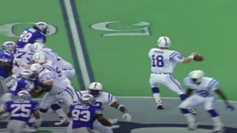 VIDEO: Remembering Peyton Manning's Impressive First-Ever NFL Pass in 1998