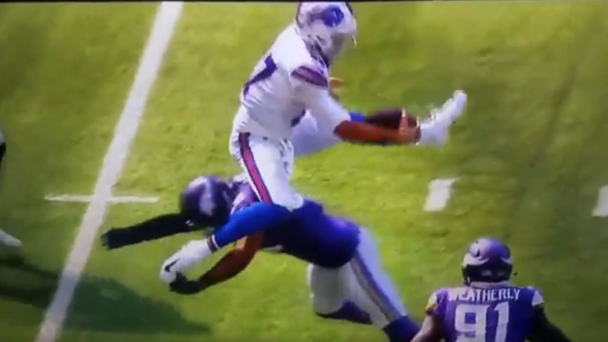 VIDEO: Remembering When Josh Allen Jumped Over a 6-Foot-5 Defender for a First Down