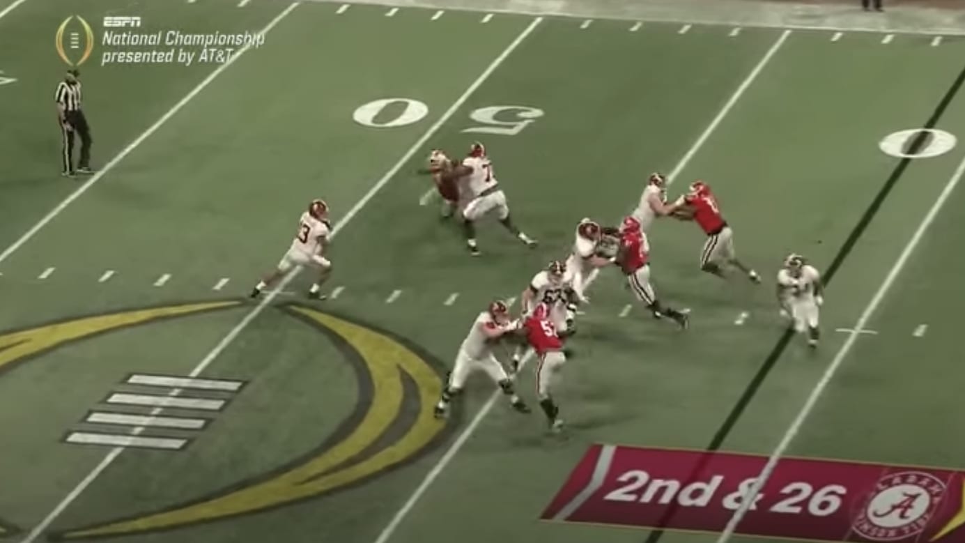 VIDEO Remembering When Tua Tagovailoa Threw a 41 Yard TD to Win 2018 CFP National Championship in OT vs Georgia FanDuel Research