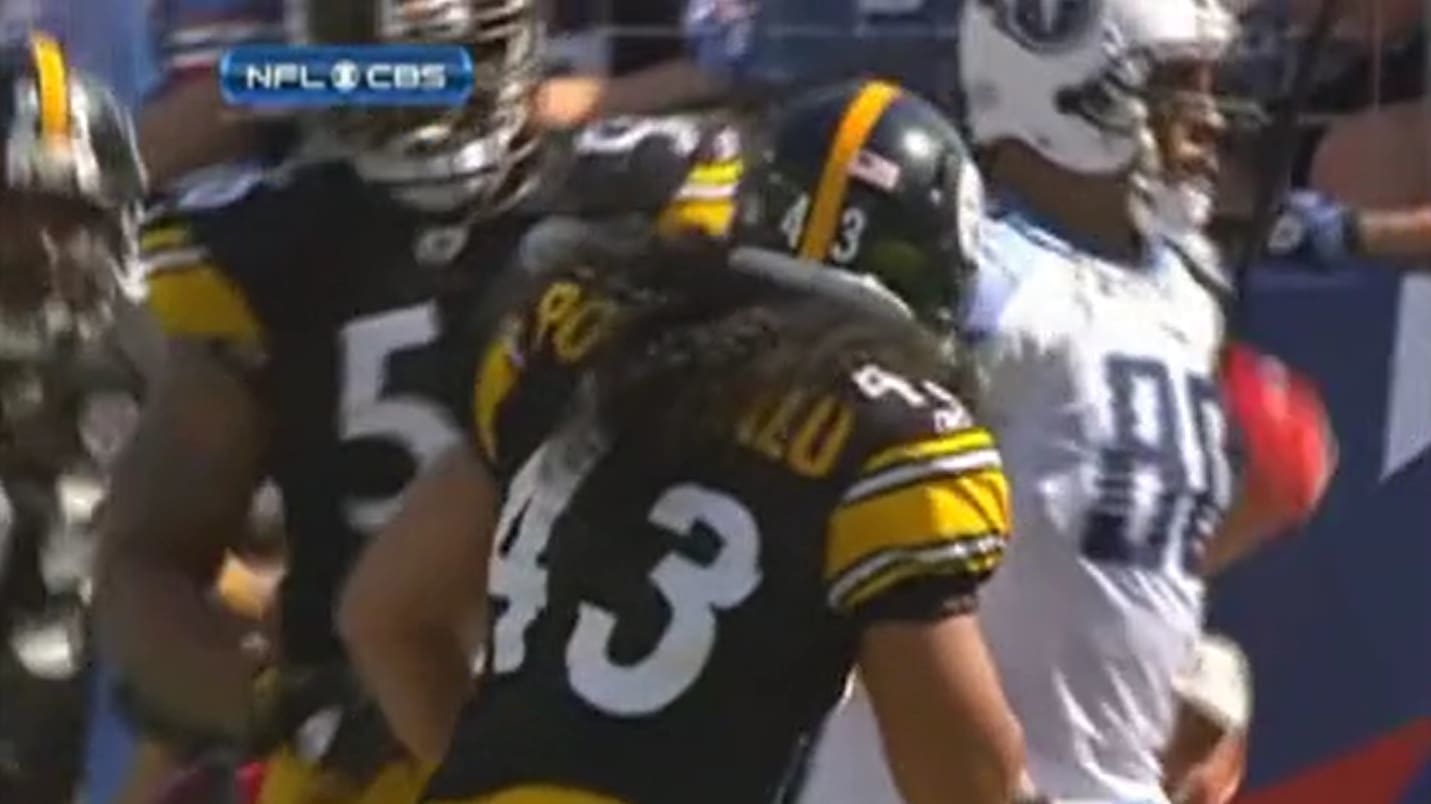 VIDEO: Remembering When Troy Polamalu Jumped Over the Offensive Line to Make an Incredible Play Against the Titans